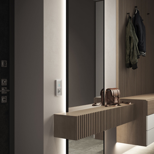 Рамка из металла на 2 поста Platinum алюминий W0022606 фото 3