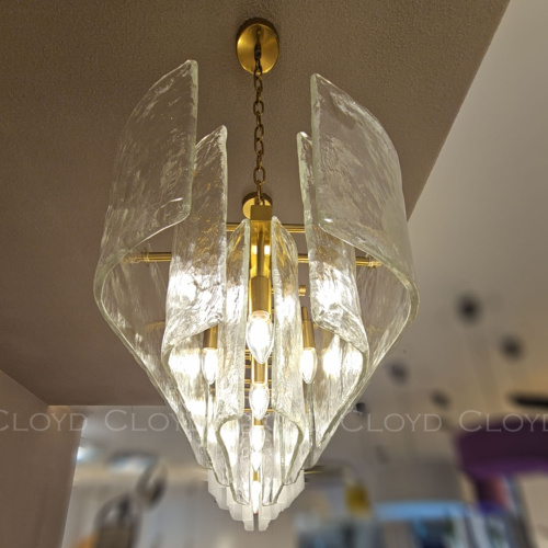 Люстра Cloyd PAMIR C12 / шир. 100 см - латунь (арт.11360) фото 4 Люстра Cloyd PAMIR C12 / шир. 100 см - латунь (арт.11360) фото 4