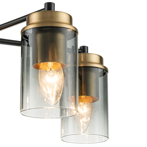 Светильник на штанге Escada 2118/5P E14*40W Black/Brass фото 3 Светильник на штанге Escada 2118/5P E14*40W Black/Brass фото 3