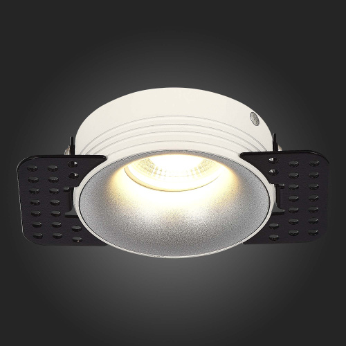 ST218.518.01 Св-к встр. Белый GU10 1*50W  IP20 D78xH30 165-265V Без ламп Встраиваемые светильники фото 4