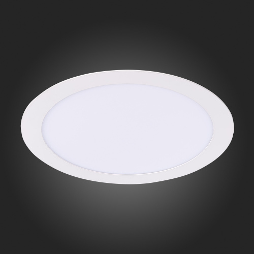 ST209.538.18 Св-к встр. Белый LED 1*18W 3000K 1 296Lm Ra80 110° IP20 D225xH8 90-265V Встраиваемые светильники фото 2