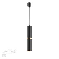 4742/5L L-VISION ODL20 395 черный/золотой Подвес GU10 5W 220V AFRA