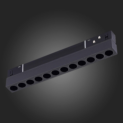 ST806.436.12 Магнитный трековый светильник Черный LED 1*12W 3000K 550Lm Ra>90 36° IP20 L220xW22xH44 SKYLINE 48 фото 3