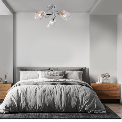 Потолочный светильник Escada 1113/3PL E27*40W Chrome фото 4 Потолочный светильник Escada 1113/3PL E27*40W Chrome фото 4