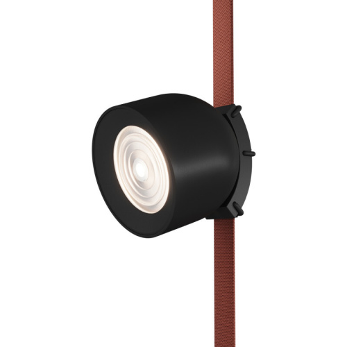 DK5640-BK Поворотный светильник для трека-ремня Belty Smart, серия Spot, со светодиодом, D100*H107мм, 48V DC, 12W, RA90, 38°, 2700-6000K, IP20, черный, алюминий фото 5