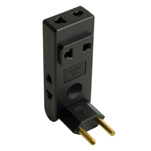 Разветвитель сетевой 4-местный б/з STEKKER ADP10-24-22, 250В, 10A, черный фото 2