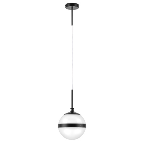 813117 Подвес GLOBO 1х40W E14 черный/белый 813117 Подвес GLOBO 1х40W E14 черный/белый
