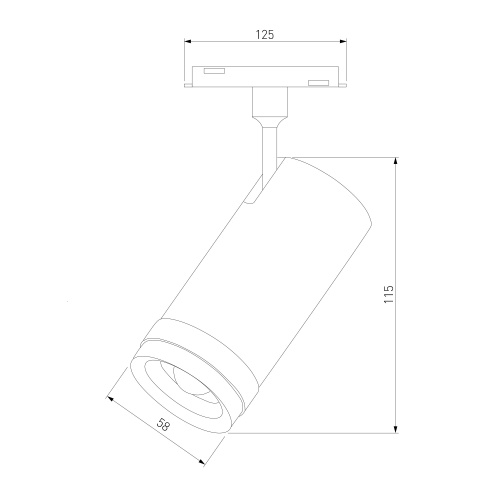 Slim Magnetic Трековый светильник 12W 4200K Modify черный 85042/01 85042/01 фото 8