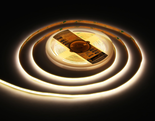 Светодиодная лента 24В COB 400Led 10Вт/м 4500K IP20 5м фото 3 Светодиодная лента 24В COB 400Led 10Вт/м 4500K IP20 5м фото 3