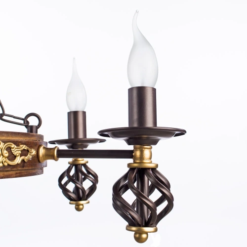 Подвесная люстра Arte Lamp CARTWHEEL A4550LM-6CK фото 3 Подвесная люстра Arte Lamp CARTWHEEL A4550LM-6CK фото 3