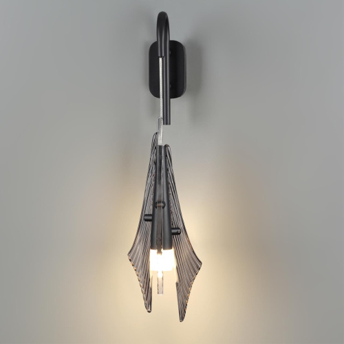 5442/6WL L-VISION ODL_EX26 059 черный/дымчатый/металл/стекло/акрил Бра LED 6W 3000K 633Лм AFALINA фото 5 5442/6WL L-VISION ODL_EX26 059 черный/дымчатый/металл/стекло/акрил Бра LED 6W 3000K 633Лм AFALINA фото 5