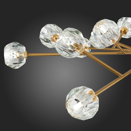 SL1166.303.18 Светильник подвесной ST-Luce Латунь/Прозрачный G9 LED 18*5W ROMANO фото 2