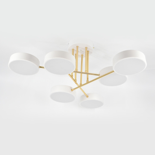 Светильник на штанге Escada 10262/6 LED*78W White/Gold фото 2 Светильник на штанге Escada 10262/6 LED*78W White/Gold фото 2