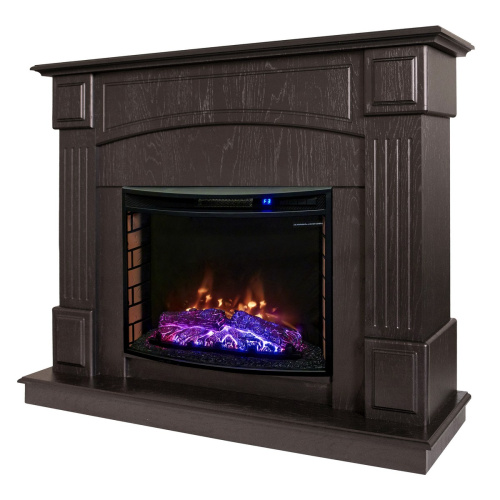 Каминокомплект CAROLINA/БОСТОН Арабика с очагом Электроочаг QUEEN/КУИН 25.5 фото 2