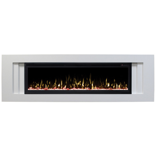Электрокамин RealFlame Stockholm 60 WT белый с очагом Saphir 60 Электрокамин RealFlame Stockholm 60 WT белый с очагом Saphir 60