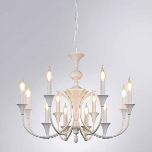Подвесная люстра Arte Lamp COLLINETTA A4094LM-12WH фото 2 Подвесная люстра Arte Lamp COLLINETTA A4094LM-12WH фото 2