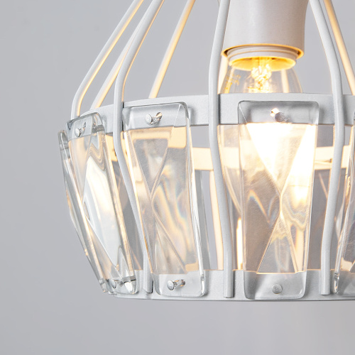 Бра с хрусталем 70075/1 белый фото 4