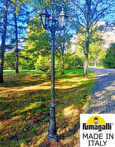 Fumagalli Парковый фонарь FUMAGALLI NEBO BISSO/RUT 3L E26.202.S30.AXE27 фото 9 Fumagalli Парковый фонарь FUMAGALLI NEBO BISSO/RUT 3L E26.202.S30.AXE27 фото 9