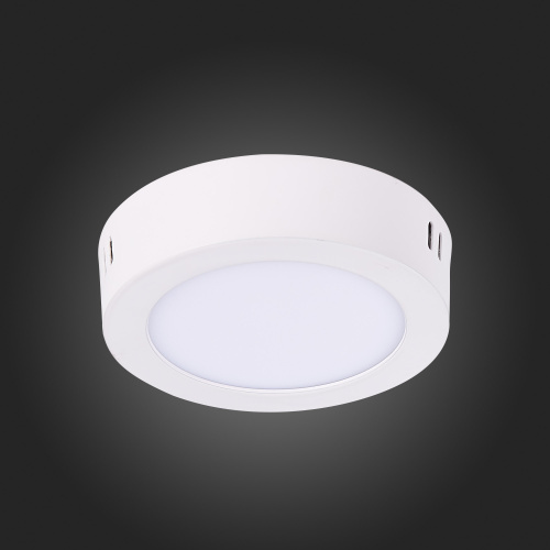 ST112.532.06 Светильник настенно-потолочный Белый LED 1*6W 3000K 330Lm Ra80 120° IP20 D110xH28 90-26 Накладные светильники фото 3
