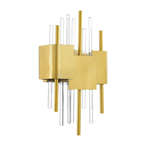 SL1633.201.02 Бра ST-Luce Матовое золото/Матовое золото,Прозрачный E14 2*40W OLVERA фото 2