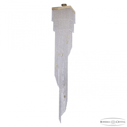 Люстра спираль хрустальная 83112/40IV-250 G Bohemia Ivele Crystal (Богемия Ивеле Кристалл)