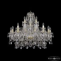 Люстра хрустальная 1411/16+8+4/300 G Bohemia Ivele Crystal (Богемия Ивеле Кристалл)