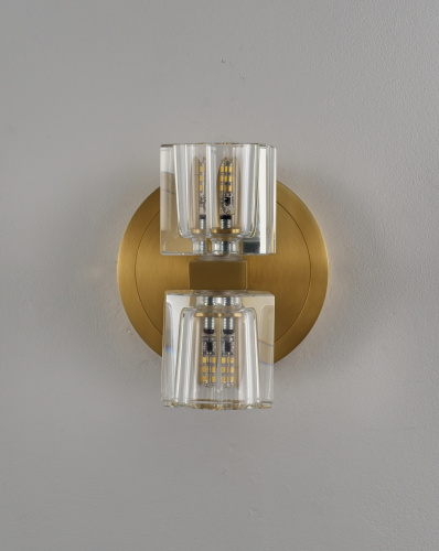 Светильник настенный Moderli V11016-2W Brass фото 8 Светильник настенный Moderli V11016-2W Brass фото 8