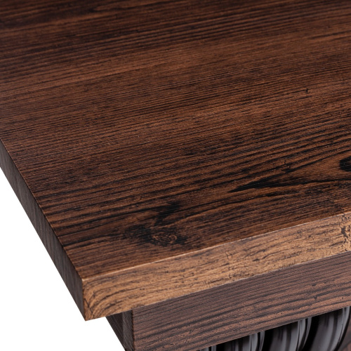 Электрокамин RealFlame Corfino NT орех с очагом Fobos Lux Black фото 3