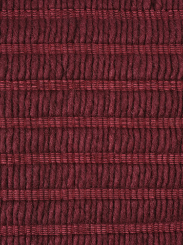 Подушка Ridge 45x45 cm Burgundy Cotton Wool-Mix фото 8