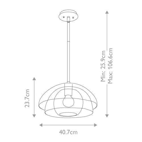 Подвесной светильник Hinkley, Арт. QN-LOTUS-P-BLK фото 7