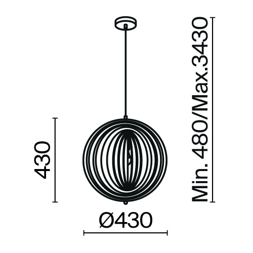 Подвесной светильник Maytoni MOD197PL-01W фото 3 Подвесной светильник Maytoni MOD197PL-01W фото 3