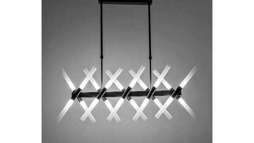 Подвесной светильник Lumina Deco Alford LDP 6036-20 BK фото 3