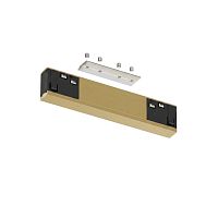Электрический коннектор прямой для трека BASE SHINE PRIME 48V DC IP20 Сатин. лат.