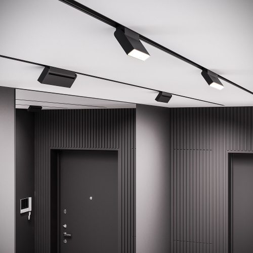 Трековый светильник 12W 4200K Kos чёрный Slim Magnetic 85085/01 фото 4