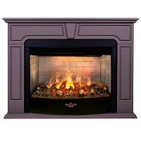 Каминокомплект THEODOR/РАФАЭЛЬ Серо-коричневый с очагом Электроочаг FIRESTAR/ФАЕРСТАР 33