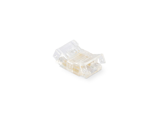 Соединитель прямой для светодиодной ленты COB RGB 10 мм 12-24В (4 конт.) 10 шт Соединитель прямой для светодиодной ленты COB RGB 10 мм 12-24В (4 конт.) 10 шт