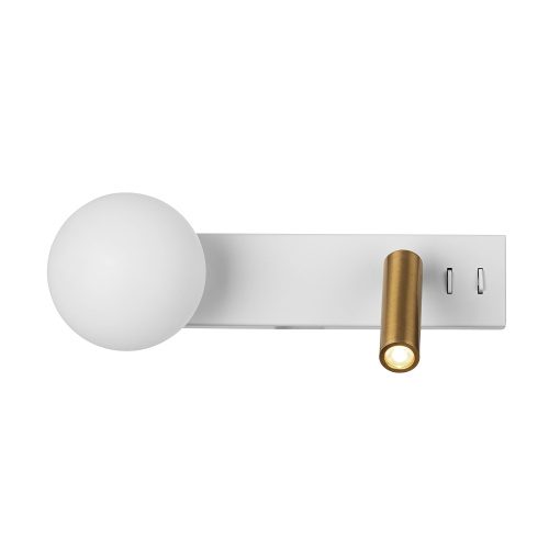 Citilux Декарт CL704450 LED Светильник с выключателем Белый+Бронза фото 2 Citilux Декарт CL704450 LED Светильник с выключателем Белый+Бронза фото 2
