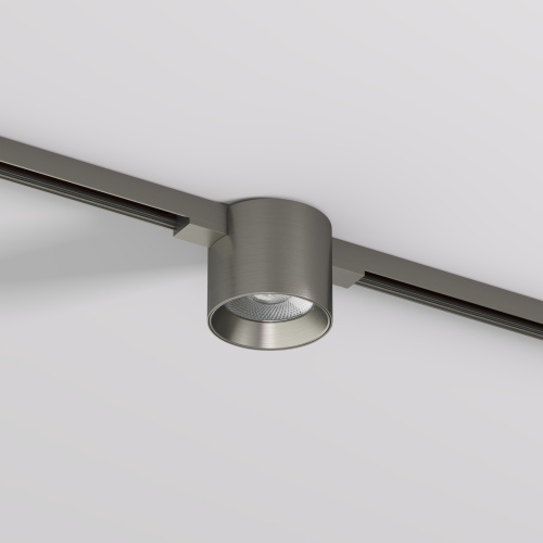 DK5743-DN Светильник для трека SHINE SPOT со светодиодом, D70*H60, 48V DC, 8W, RA?90, 3000K, IP20, темный никель, алюминий фото 5