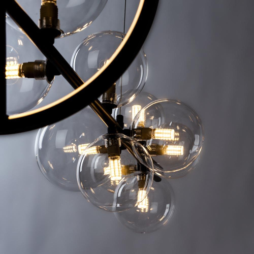 Подвесная светодиодная люстра Arte Lamp Saturn A7790SP-50BK фото 5 Подвесная светодиодная люстра Arte Lamp Saturn A7790SP-50BK фото 5