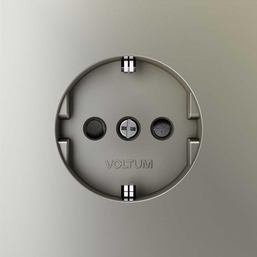 Розетка встраиваемая Voltum S70 с заземлением и защитными шторками, 16А, (шелк) VLS040204 Розетка встраиваемая Voltum S70 с заземлением и защитными шторками, 16А, (шелк) VLS040204