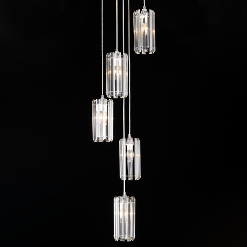 Citilux Джейн CL306051 Хрустальный подвесной светильник Хром фото 3 Citilux Джейн CL306051 Хрустальный подвесной светильник Хром фото 3