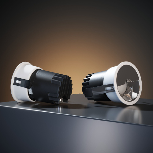 Точечный светодиодный светильник 10W 3000K белый/хром 25090/LED фото 4