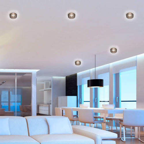 Светильник встраиваемый декоративный ЭРА DK109 WH/GR под лампу MR16 GU5.3 белый/серый Б0058414 фото 10