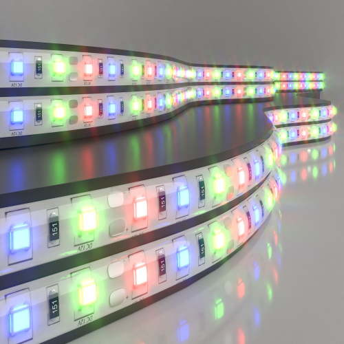 Светодиодная лента 12 В 14,4 Вт/м 60 Led/м 5050 IP65, RGB, 5 м Лента светодиодная 12V 14,4W 60Led 5050 IP65 RGB, 5м Светодиодная лента 12 В 14,4 Вт/м 60 Led/м 5050 IP65, RGB, 5 м Лента светодиодная 12V 14,4W 60Led 5050 IP65 RGB, 5м