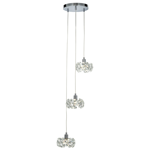 Eletto Betsy EL322P03.1 Хрустальный подвесной светильник Хром фото 2 Eletto Betsy EL322P03.1 Хрустальный подвесной светильник Хром фото 2