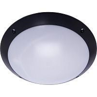 Светильник накладной IP64, 220V, 2*60Вт  2*Е27, черный,серии Альтан, ФБУ 05-2*20-001