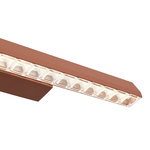 SL1018.623.01 Светильник подвесной ST-Luce терракотовый/прозрачный LED 1*11W 4000K EUCLIDICS фото 3