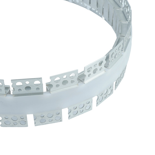 Профиль алюминиевый встраиваемый скрытый, серебро, CAB248 фото 4