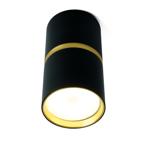 Светильник потолочный Feron ML186 Barrel ZEN MR16 GU10 35W 230V,  чёрный, золото фото 3