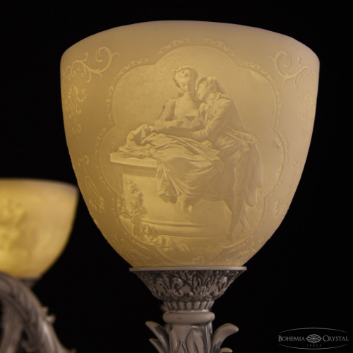 Люстра с хрустальными подвесками AL79101P/8/250 A WMN P1 U Pair Bohemia Ivele Crystal (Богемия Ивеле Кристалл) фото 4